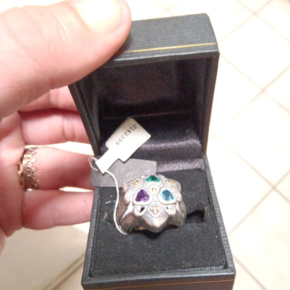 Vintage rings 925/14k/10k all real gems - Picture 6 of 8